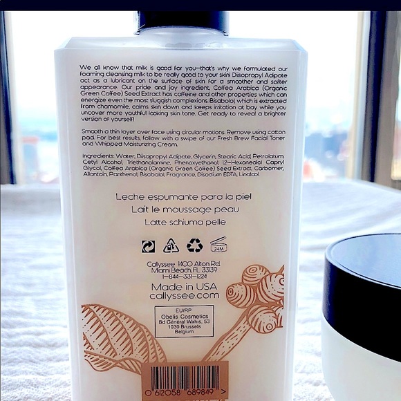 Callyssee, Foaming Milk Smoothing Facial Cleanser Softens+Brightens Glowing Skin - Picture 3 of 15